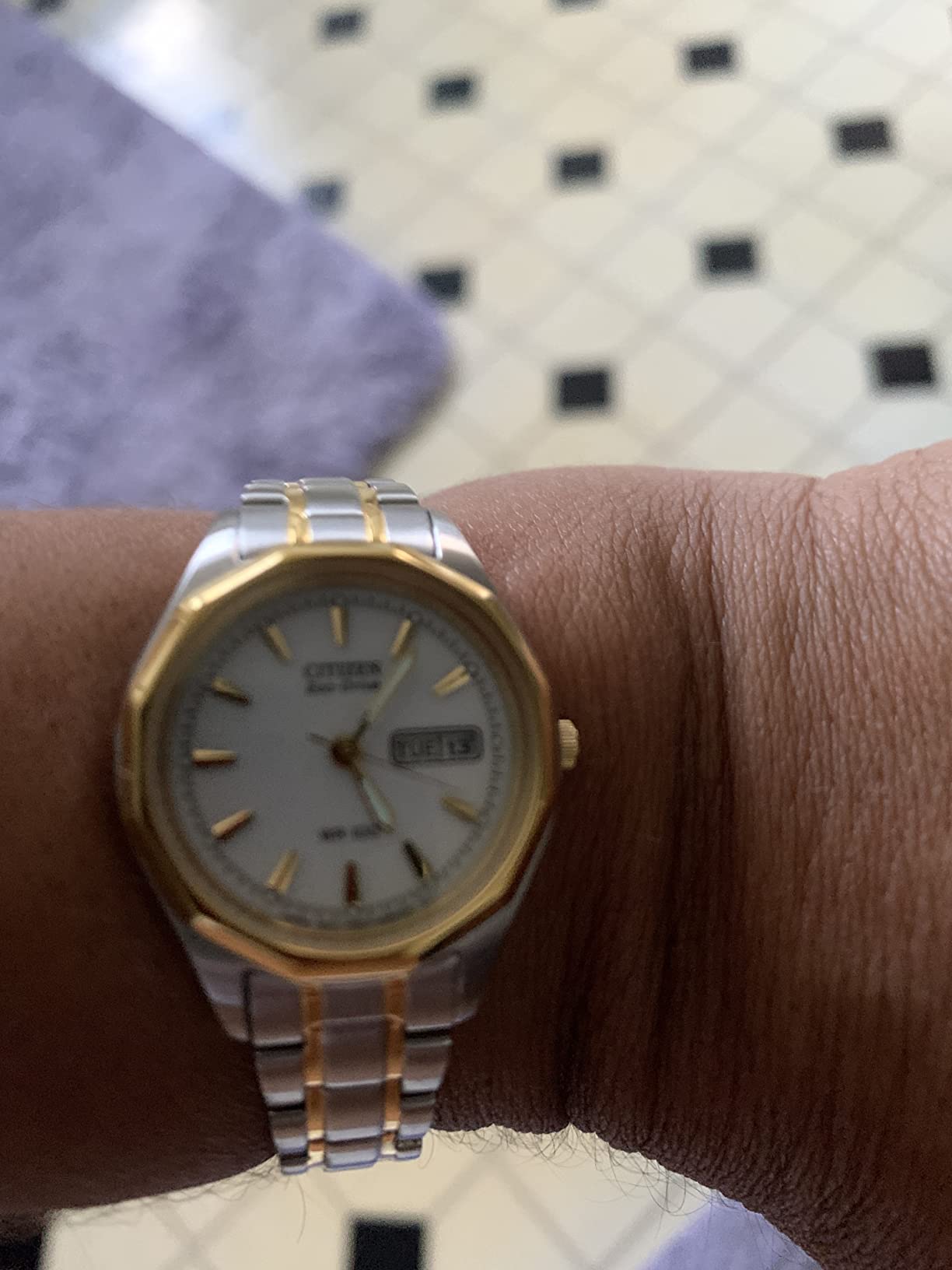 Citizen Ladies' Eco-Drive Classic 27mm Stainless Steel EW3144-51A customer photo 2