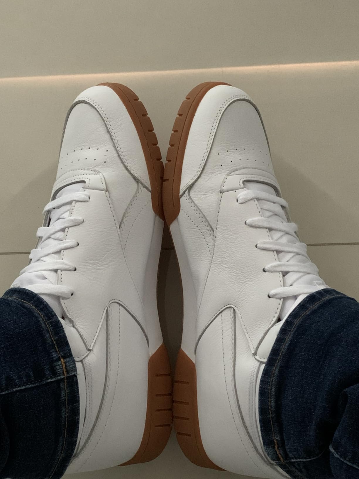 Reebok EX-O-FIT HI High Top Basketball Shoes for Men, Retro Men's Sneakers customer photo 2