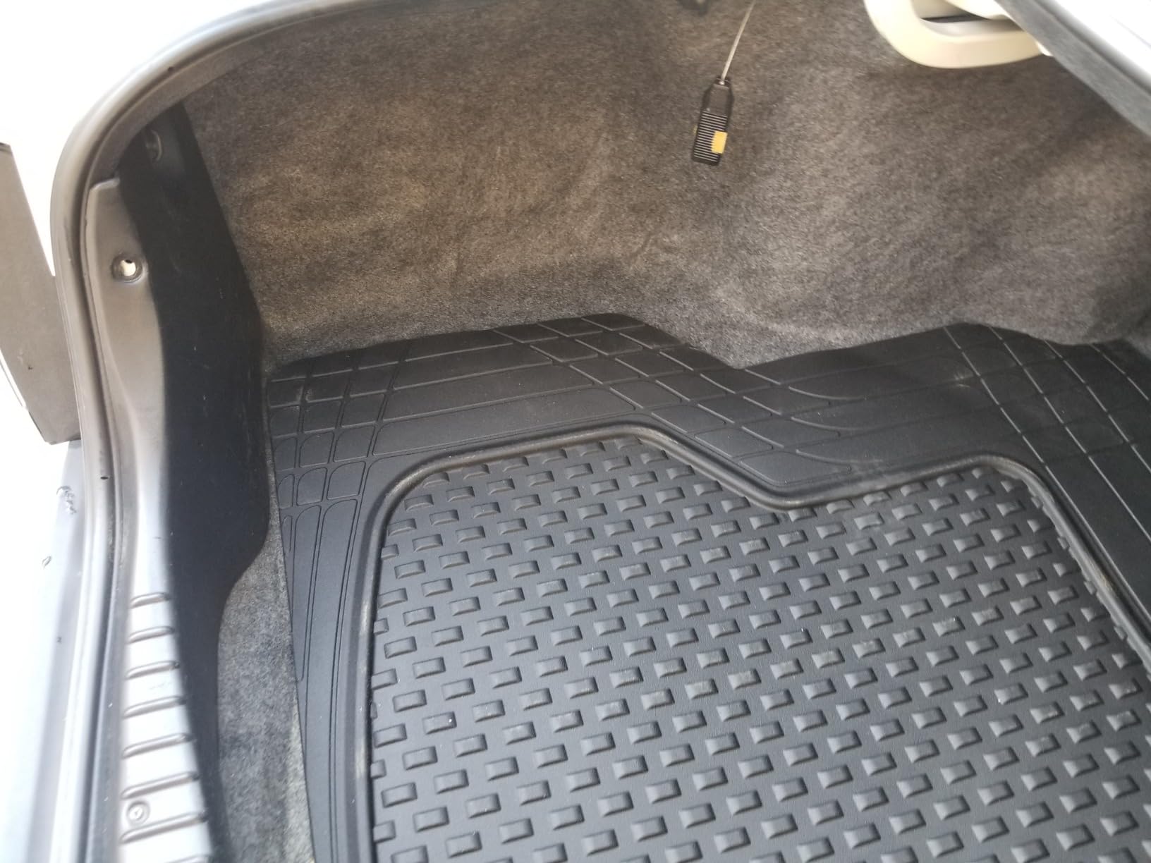 WeatherTech Universal Trim to Fit All Weather Cargo Mat for SUV Floor and Car Trunk Liner, Black customer photo 1