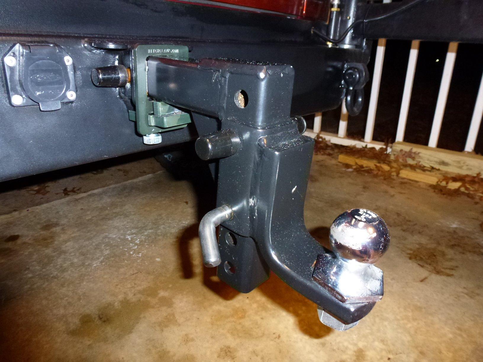 MaxxHaul Adjustable Ball Mount, 5,000 lb Towing Capacity with 8‑Position Height Adjustment, Fits 2