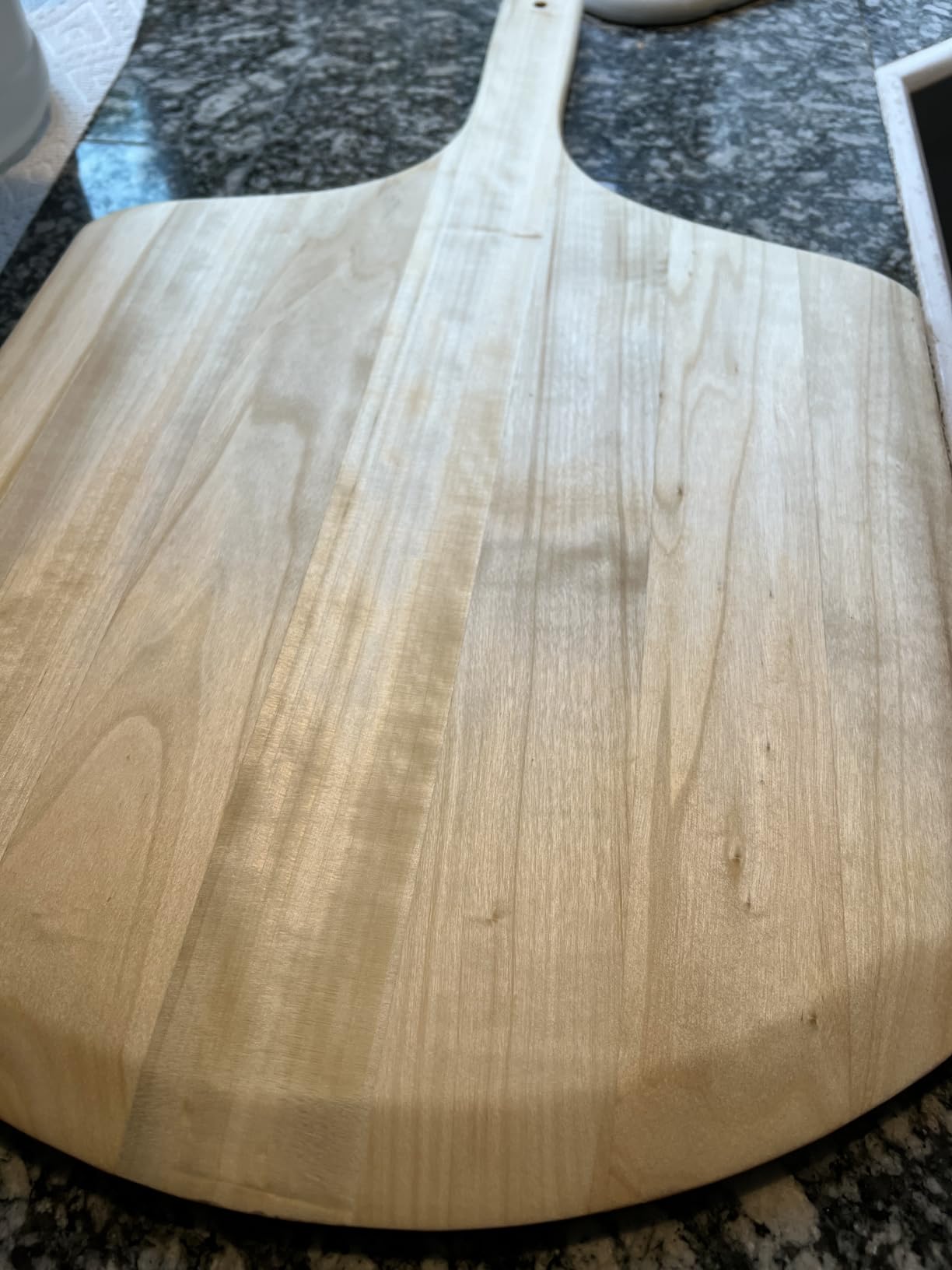 New Star Foodservice Wooden Pizza Peel, 16