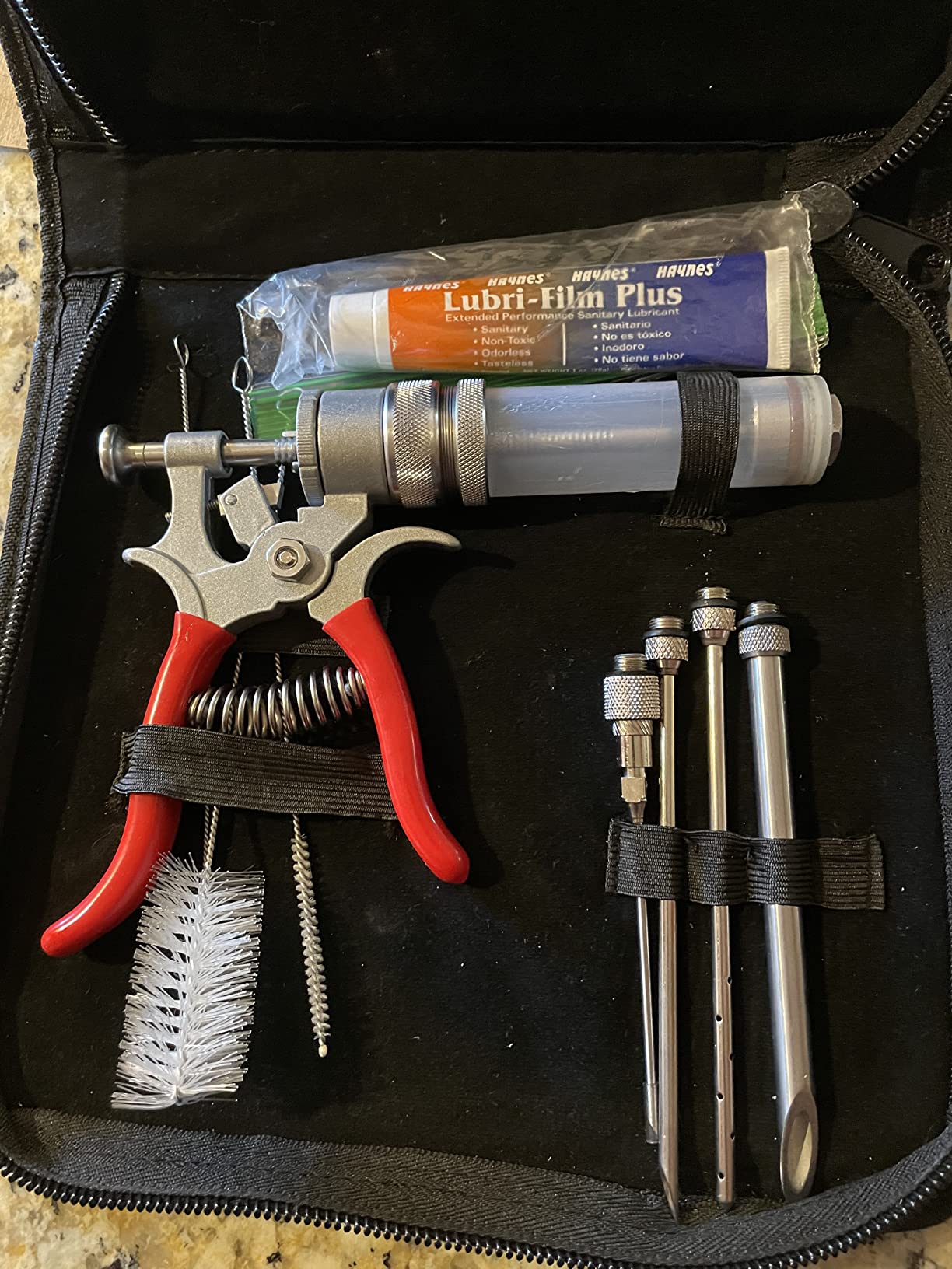 SpitJack Magnum BBQ Marinade Meat Injector, Made in USA, 4 Needles, MJ106 customer photo 2