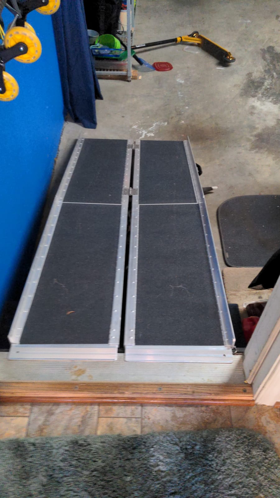 6' Portable Wheelchair Ramp, 600 lb Cap, Titan Ramps customer photo 1