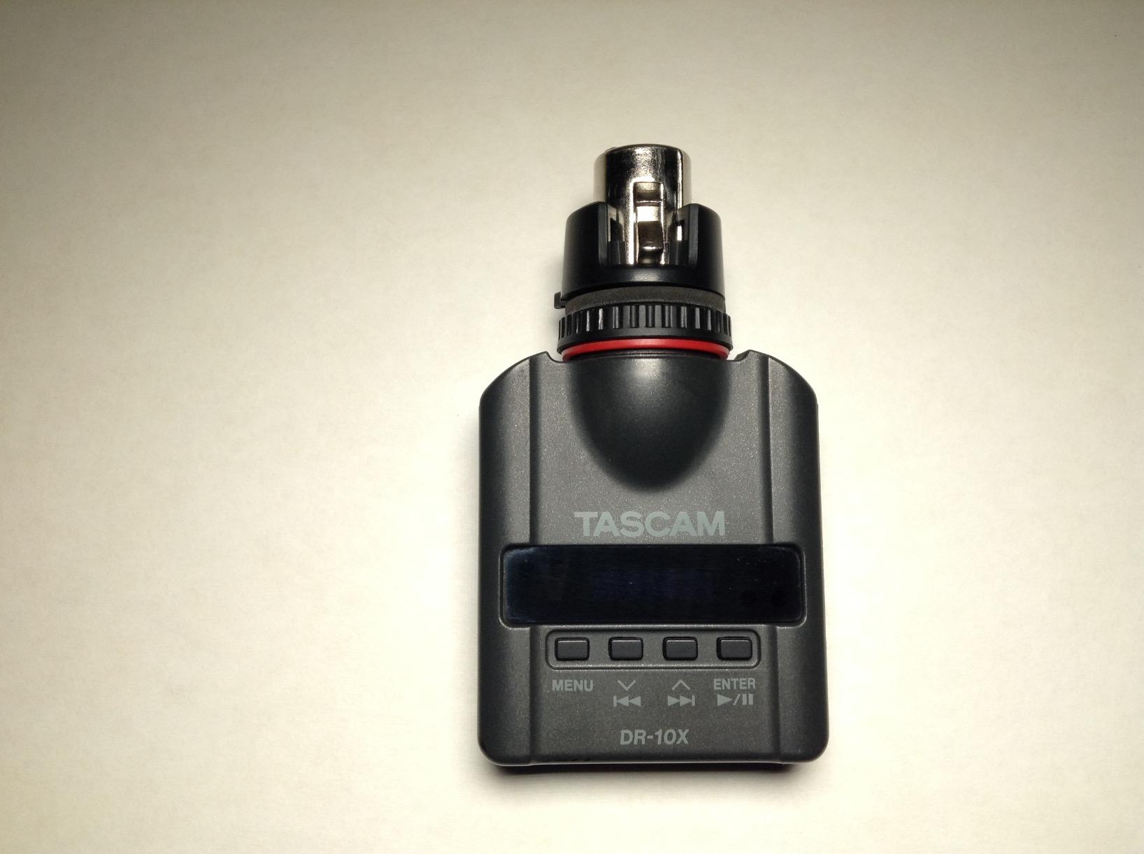 TASCAM XLR Micro Audio Portable Digital Recorder for XLR Microphones, Voice Recorder, Interview and News Gathering, Black (DR-10X) customer photo 2