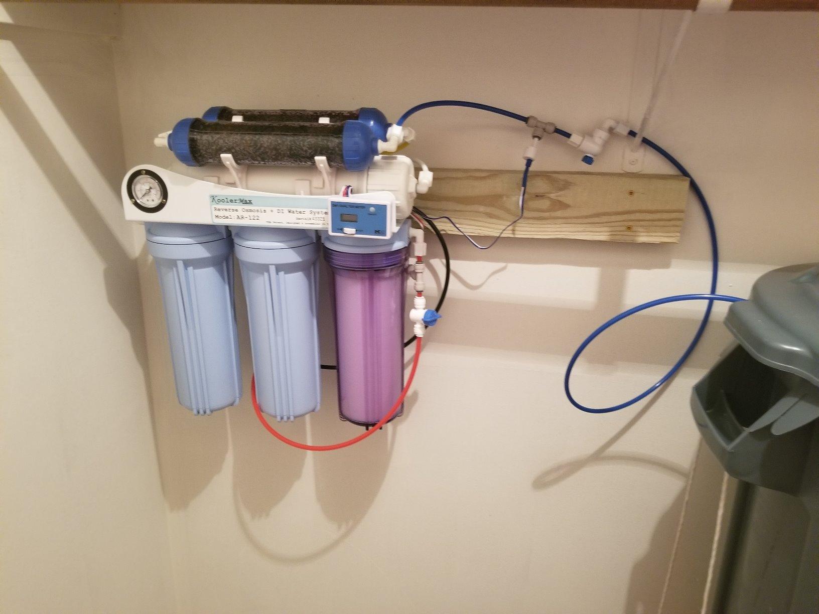 AR-122 6-stage RO+DI Aquarium Reef Reverse Osmosis Water System 150 GPD New Complete customer photo 1