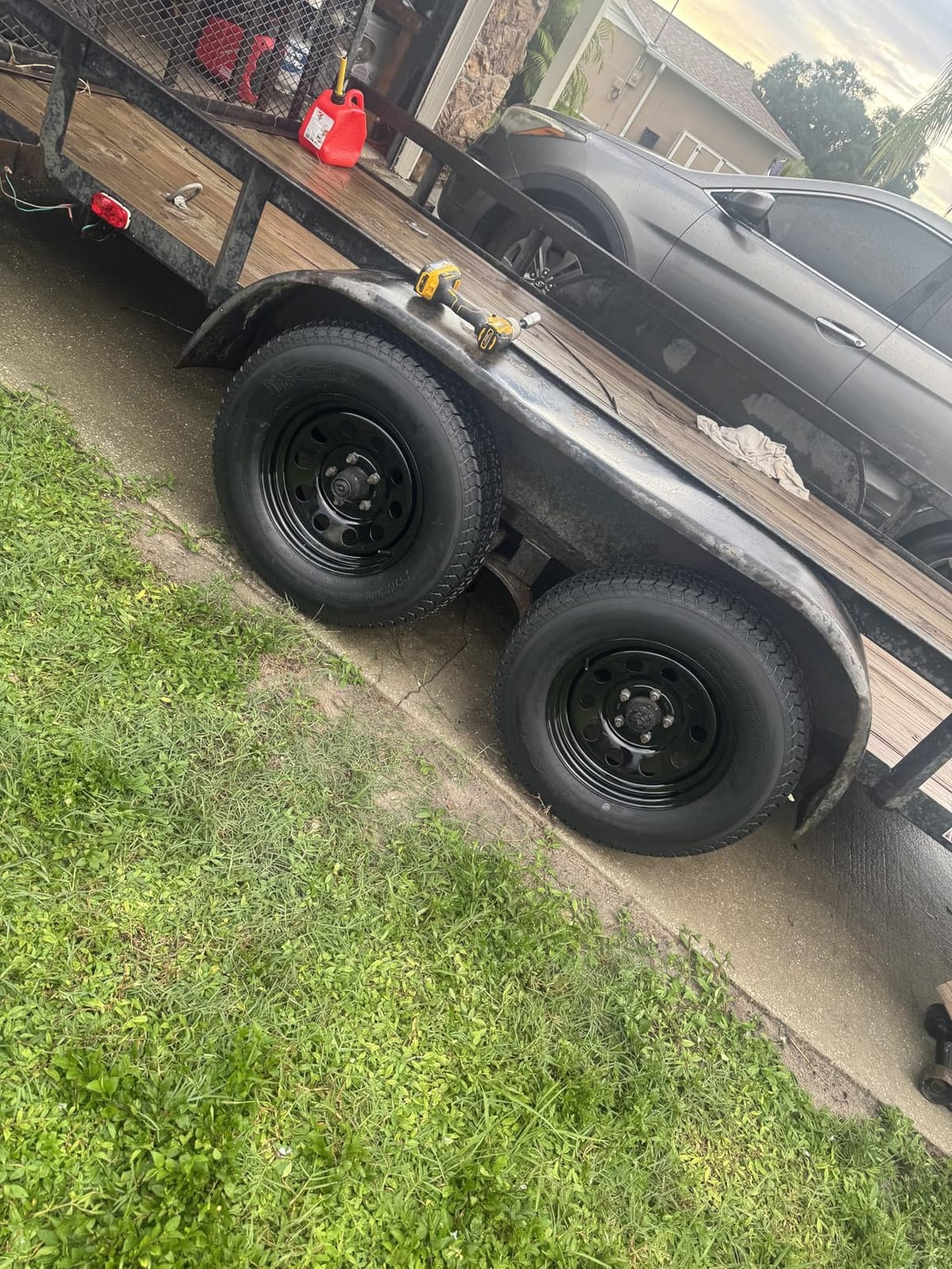 eCustomrim 2-Pack Trailer Tire Rim Assembly ST205/75D15 5 Lug Black Mod customer photo 2
