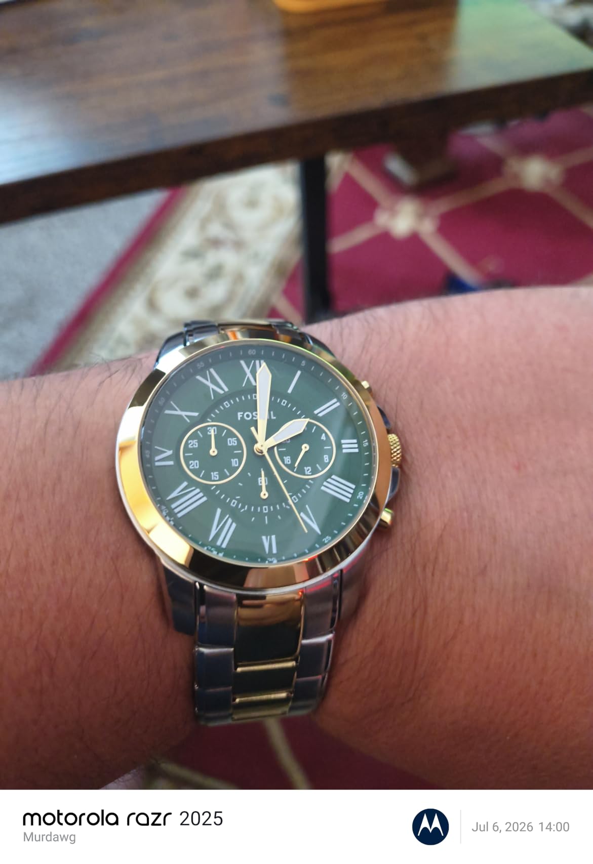 Fossil Men's Watch, Grant Quartz Chronograph Watch customer photo 2
