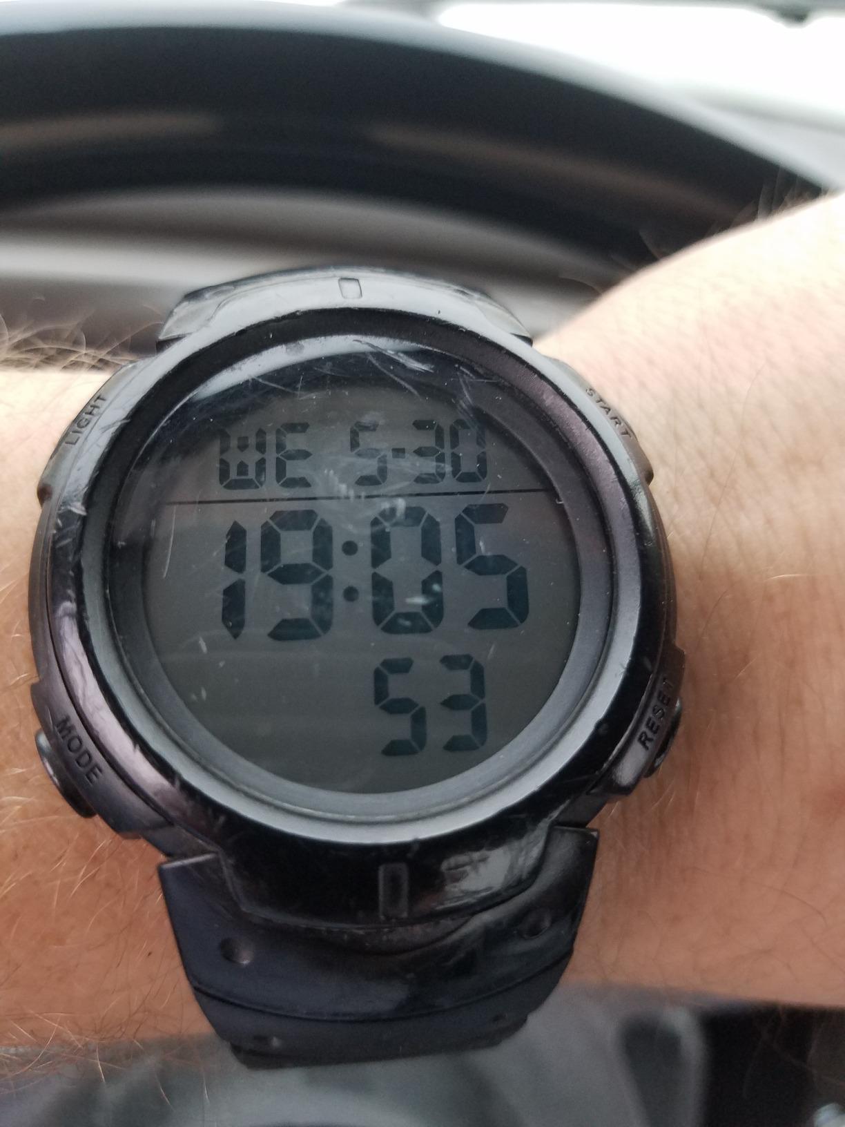 MJSCPHBJK Mens Digital Sports Watch, Waterproof LED Screen Large Face Military Watches for Men customer photo 2