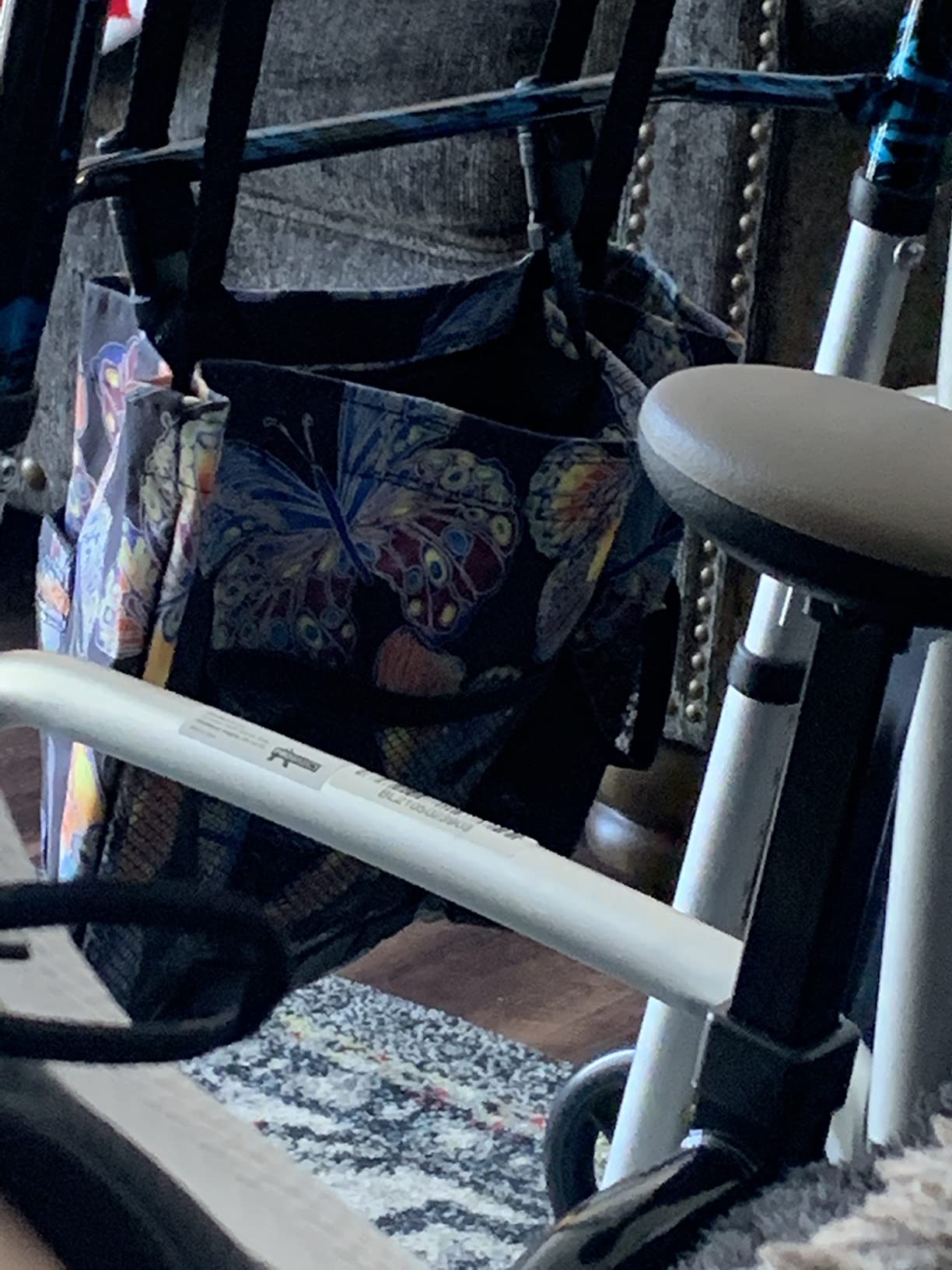 RMS Water Resistant Tote Bag for Walker, Rollator or Scooter, Black customer photo 1