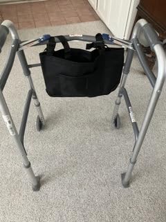 RMS Water Resistant Tote Bag for Walker, Rollator or Scooter, Black customer photo 2
