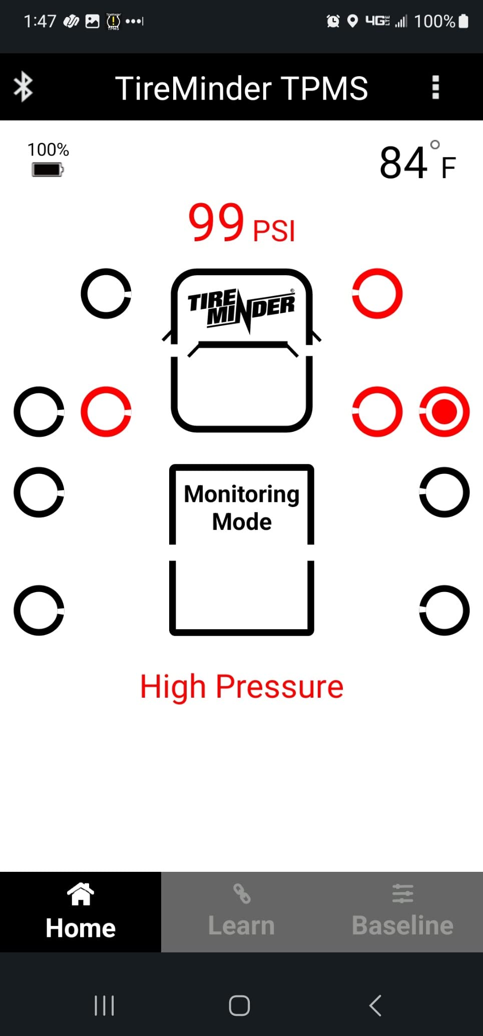 TireMinder Smart TPMS with 4 Transmitters for RVs, MotorHomes, 5th Wheels, Motor Coaches and Trailers customer photo 2