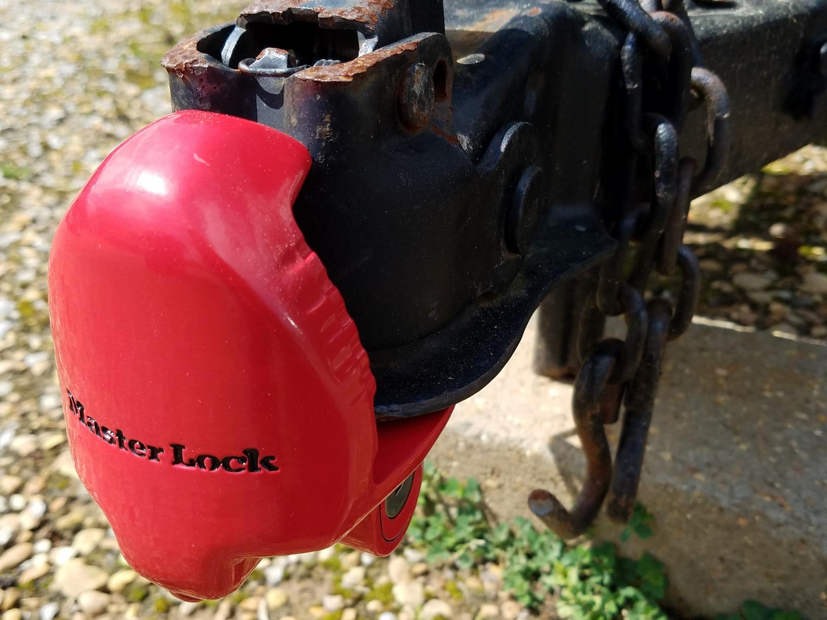 Master Lock Trailer Lock, Trailer Hitch Lock fits 1-7/8