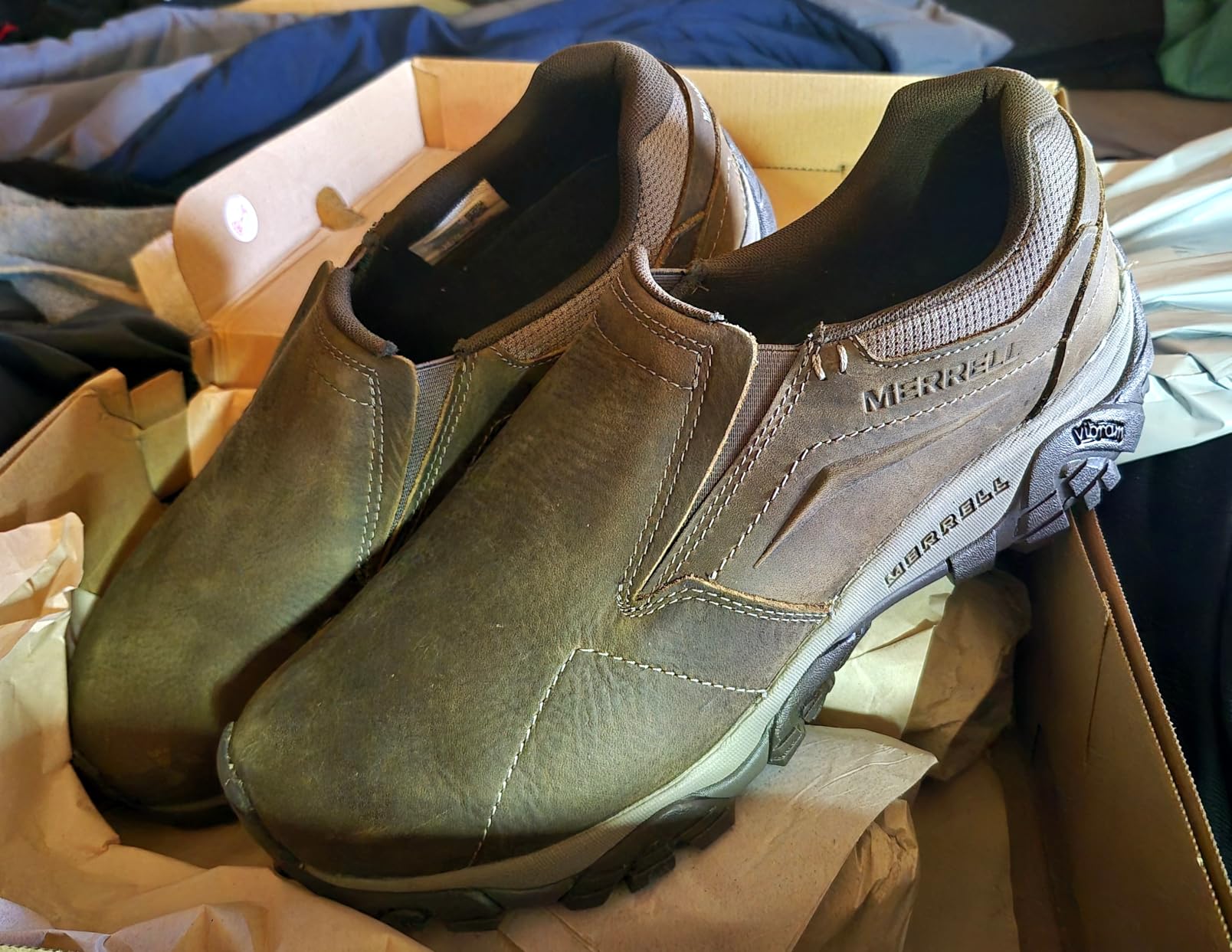 Merrell Men's Moab Adventure MOC Hiking Shoe customer photo 1