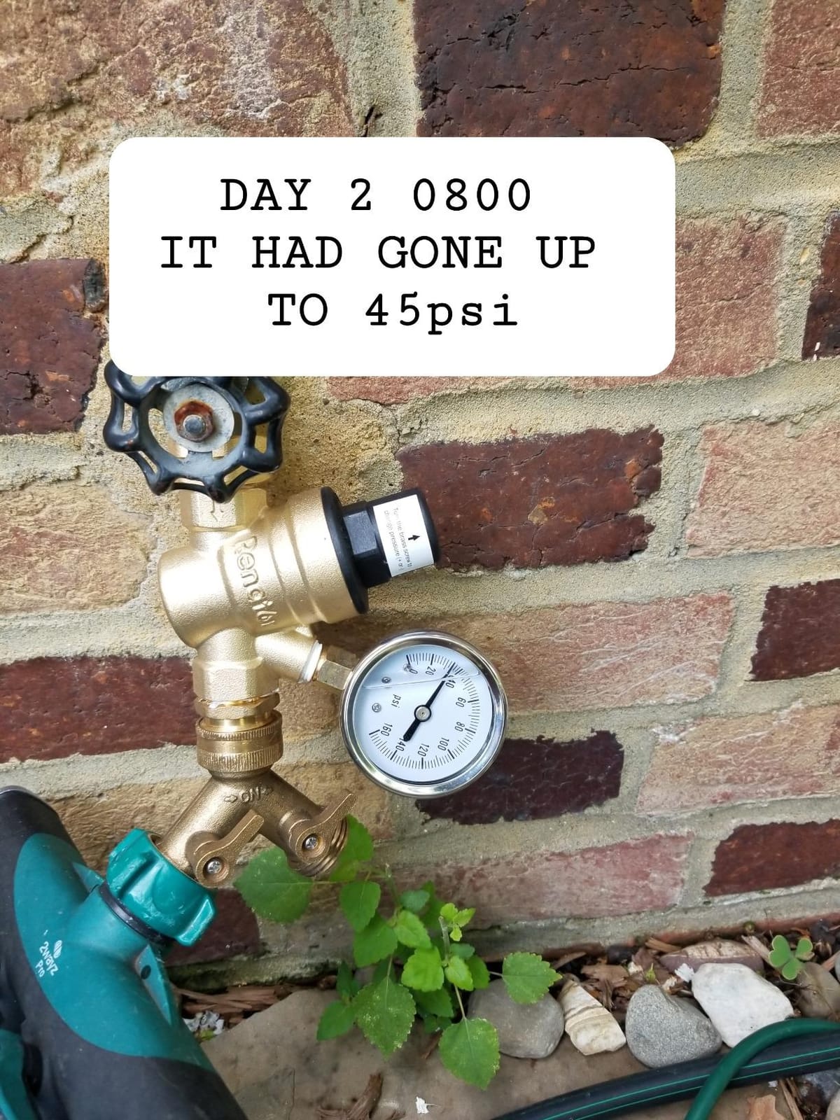 Renator RV Water Pressure Regulator for RV Camper. Brass Lead-free Adjustable Water Pressure Regulator with Gauge for Camper Travel Trailer, Reducer Valve W Filter. M11-0660R. customer photo 2