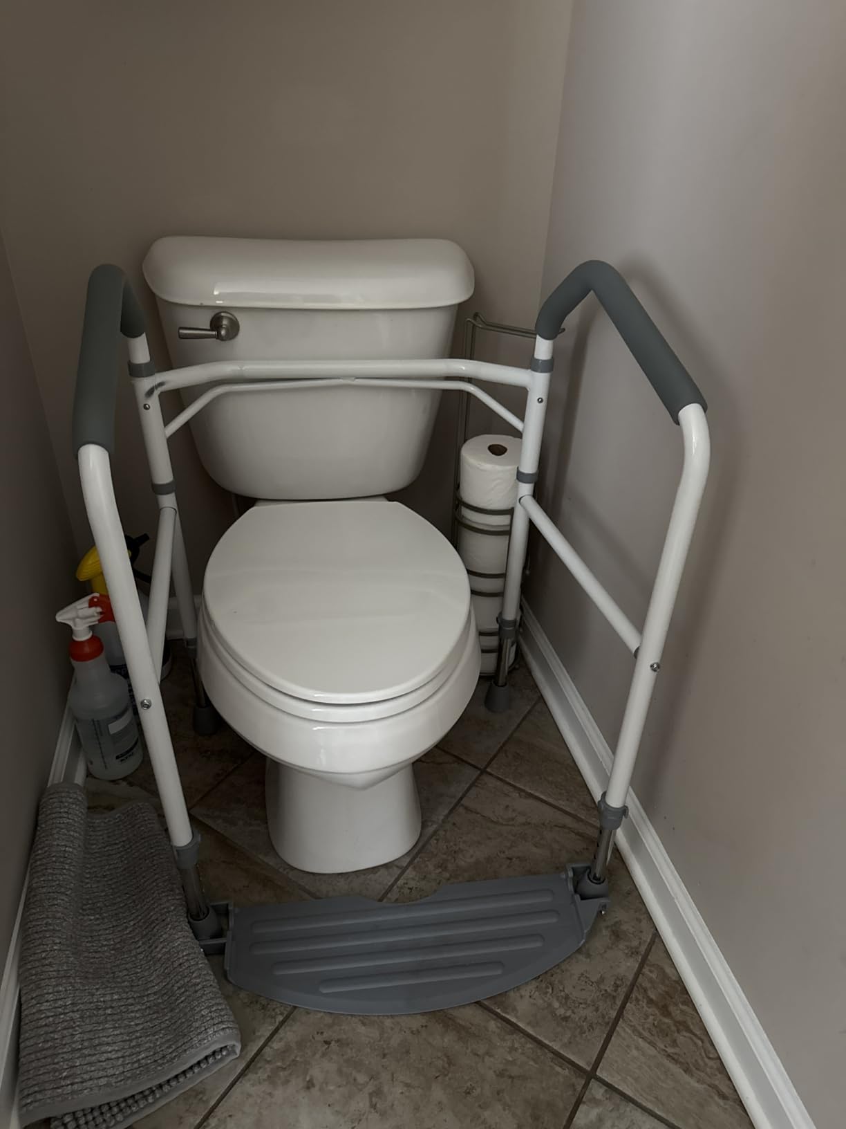 RMS Toilet Safety Frame & Rail - Foldable, Portable Bathroom Toilet Rail customer photo 1
