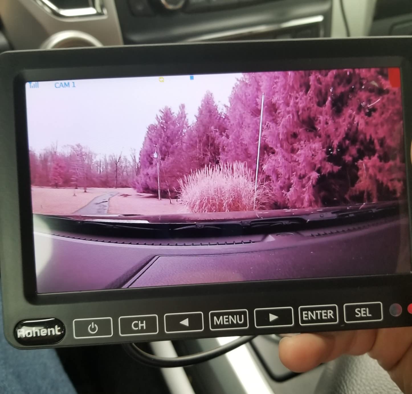 RV Backup Camera Wireless Strong Signal: HD 1080P 7'' Touch Key Recording Monitor Rear View System for Trailers/Trucks/5th Wheel 4 Channels Easy Setup Plug and Play for Furrion Pre-Wired Mount R9 customer photo 1