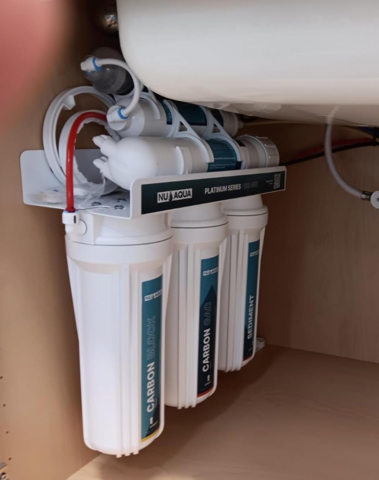 NU Aqua 7-Stage Alkaline + UV Under Sink Reverse Osmosis System with Pump customer photo 1