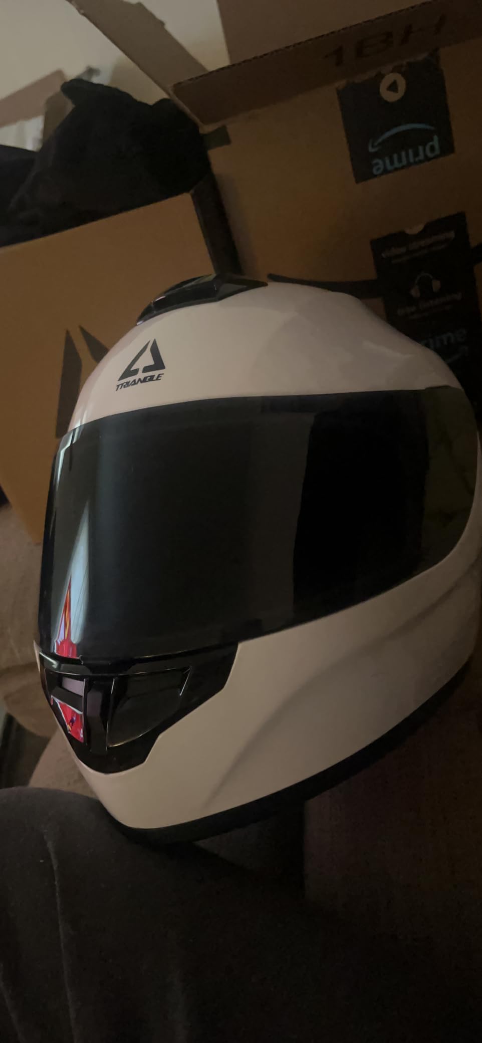 TRIANGLE Full Face Motorcycle Helmet DOT Approved for Men Women Street Bike customer photo 1