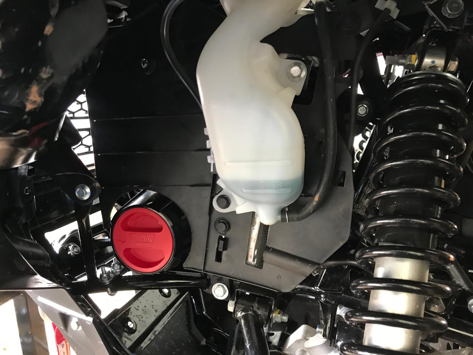 WARN 101030 VRX 35-S Powersports Winch with Handlebar Mounted Switch and Synthetic Rope: 3/16