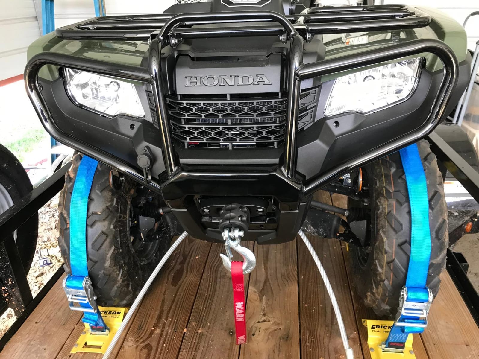 WARN 101030 VRX 35-S Powersports Winch with Handlebar Mounted Switch and Synthetic Rope: 3/16