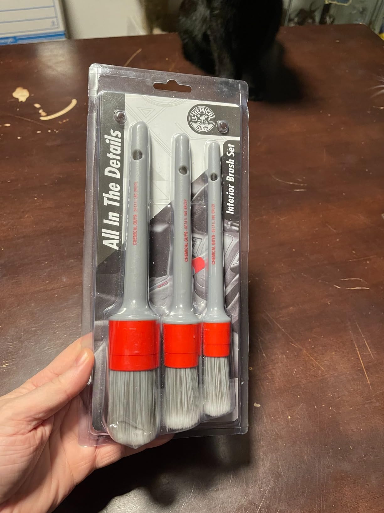 Chemical Guys, All in the Details Interior Detailing Brush Set, 3-Piece customer photo 1
