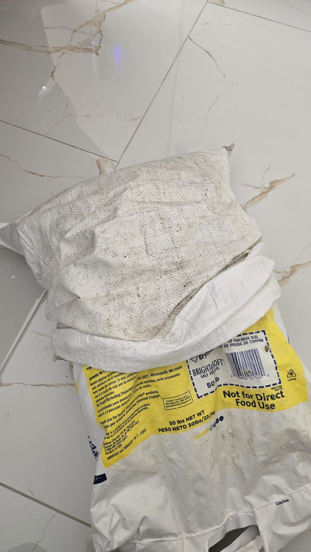 Diamond Crystal Bright & Soft Water Softener Salt Pellets, 50 Pounds customer photo 2