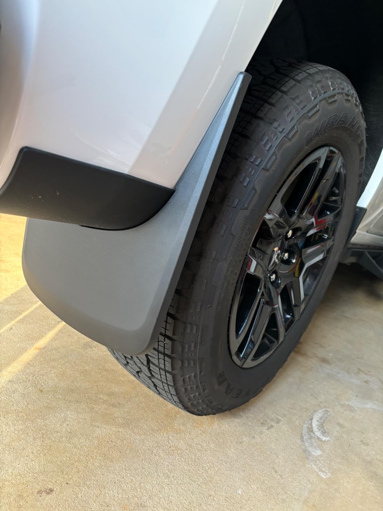 Husky Liners Custom Mud Guards | Fits 2019-2026 Chevrolet Silverado 1500 (Excludes ZR2, LT Trail Boss, Custom Trail Boss) | Rear Set, 2-pc Black - 59261 customer photo 1