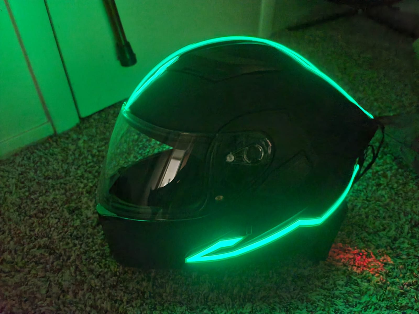 ILM Motorcycle Dual Visor Flip up Modular Full Face Helmet DOT Model 902/902L customer photo 2
