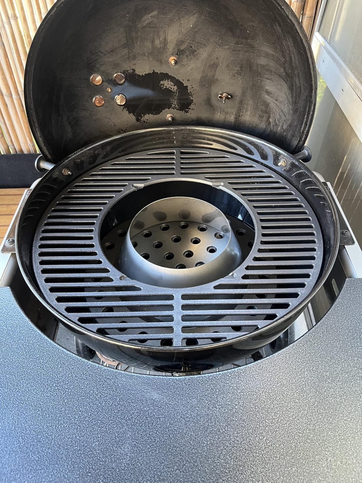Dracarys 10.5 inch Cast Iron Charcoal Grate,BBQ High Heat Charcoal Plate Fit for Kamado Joe Classic Weber smokey joe Fire Grate Pit Boss Grill Parts Charcoal Grate Replacement Parts-10.5 inch customer photo 1