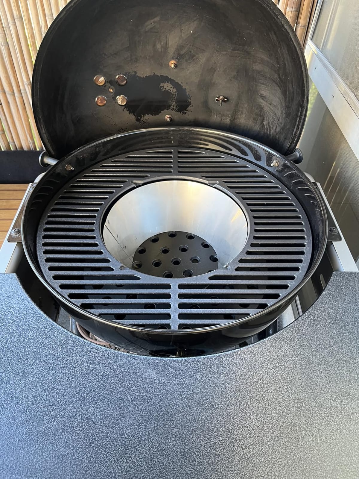 Dracarys 10.5 inch Cast Iron Charcoal Grate,BBQ High Heat Charcoal Plate Fit for Kamado Joe Classic Weber smokey joe Fire Grate Pit Boss Grill Parts Charcoal Grate Replacement Parts-10.5 inch customer photo 2