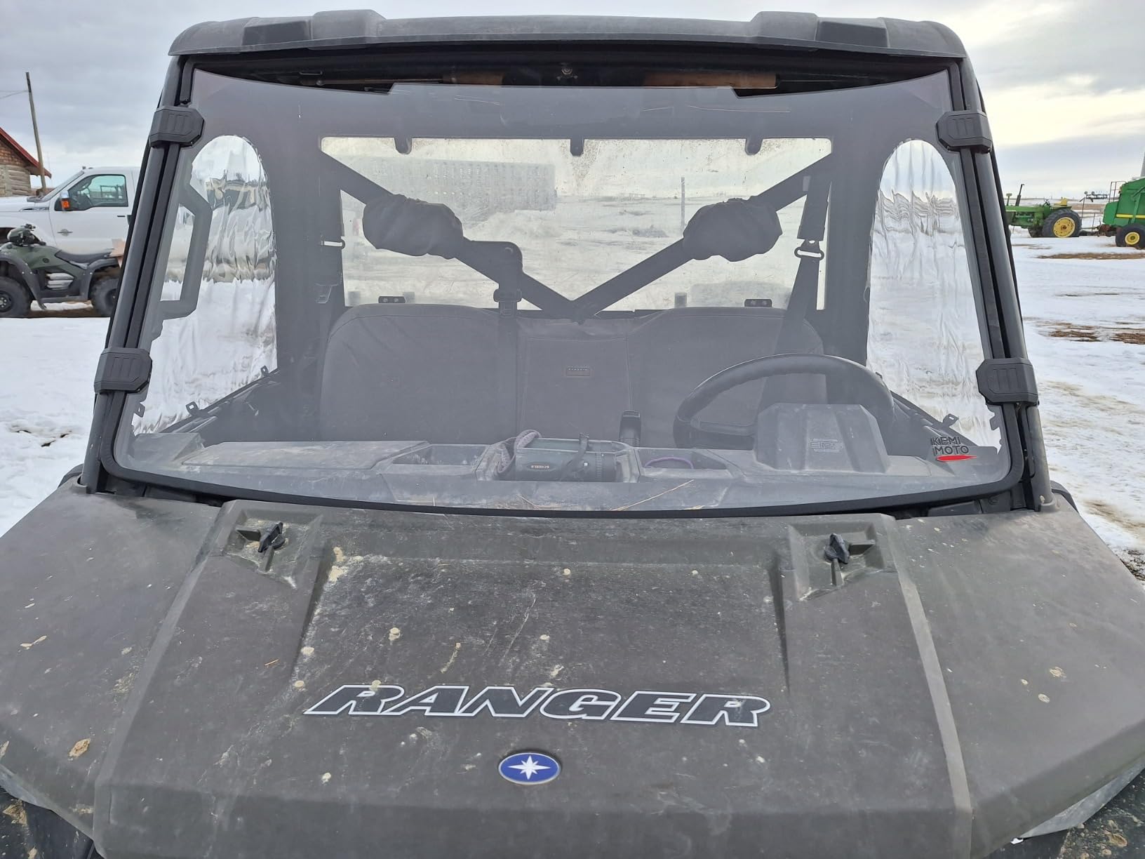 KEMIMOTO Front Windshield Compatible with Ranger XP 1000/1000/900 customer photo 1