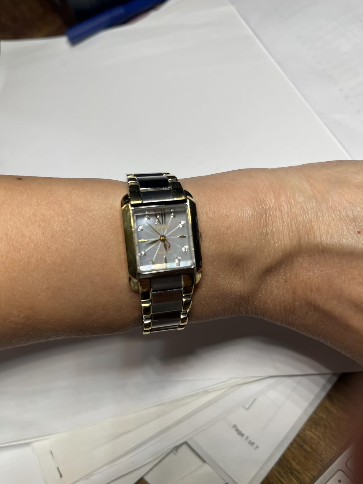 Citizen Women's Eco-Drive Dress Classic Bianca Eco-Drive Watch, Sapphire Crystal and 3-Hand customer photo 2