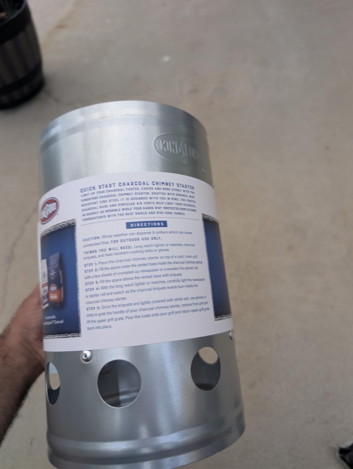 Kingsford Heavy Duty Charcoal Chimney Starter, Large Capacity customer photo 1
