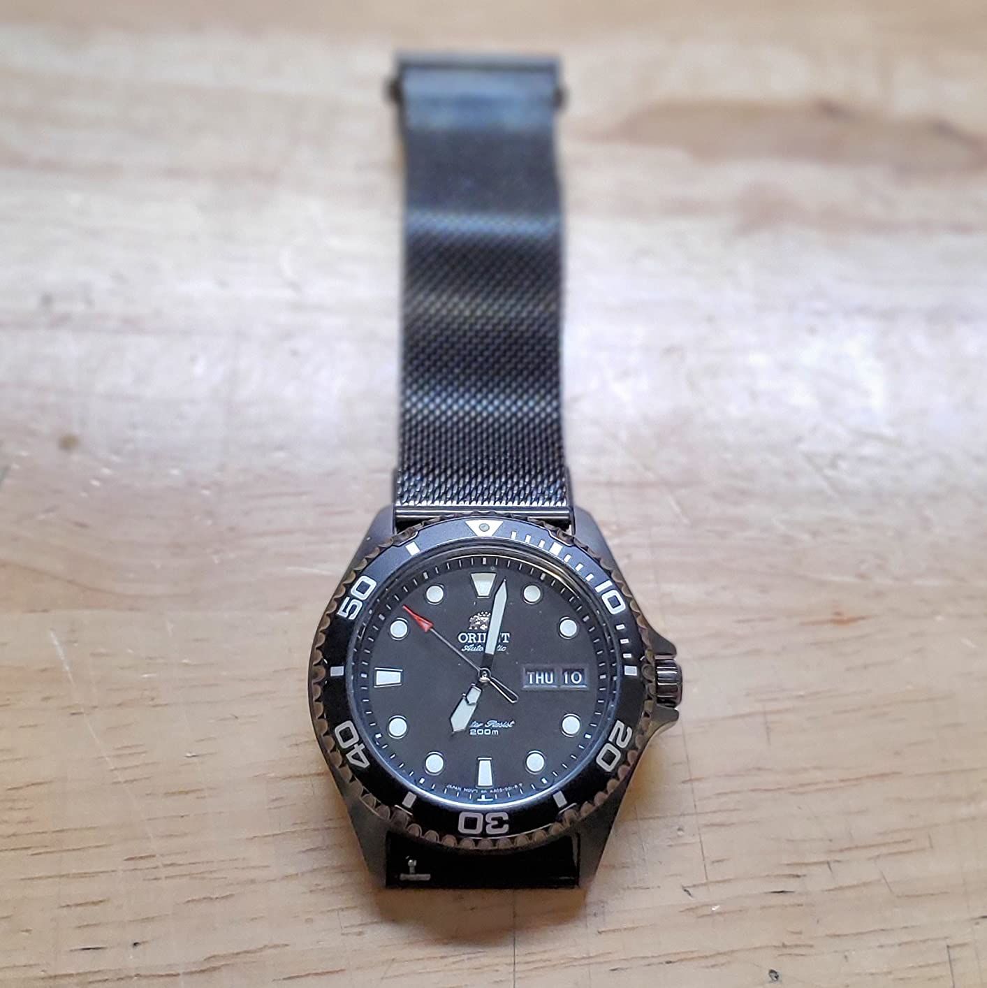 Orient AA02 Diver | Automatic / Hand-Winding Movement | 41.5mm Stainless Steel Case | Sports Watch customer photo 2