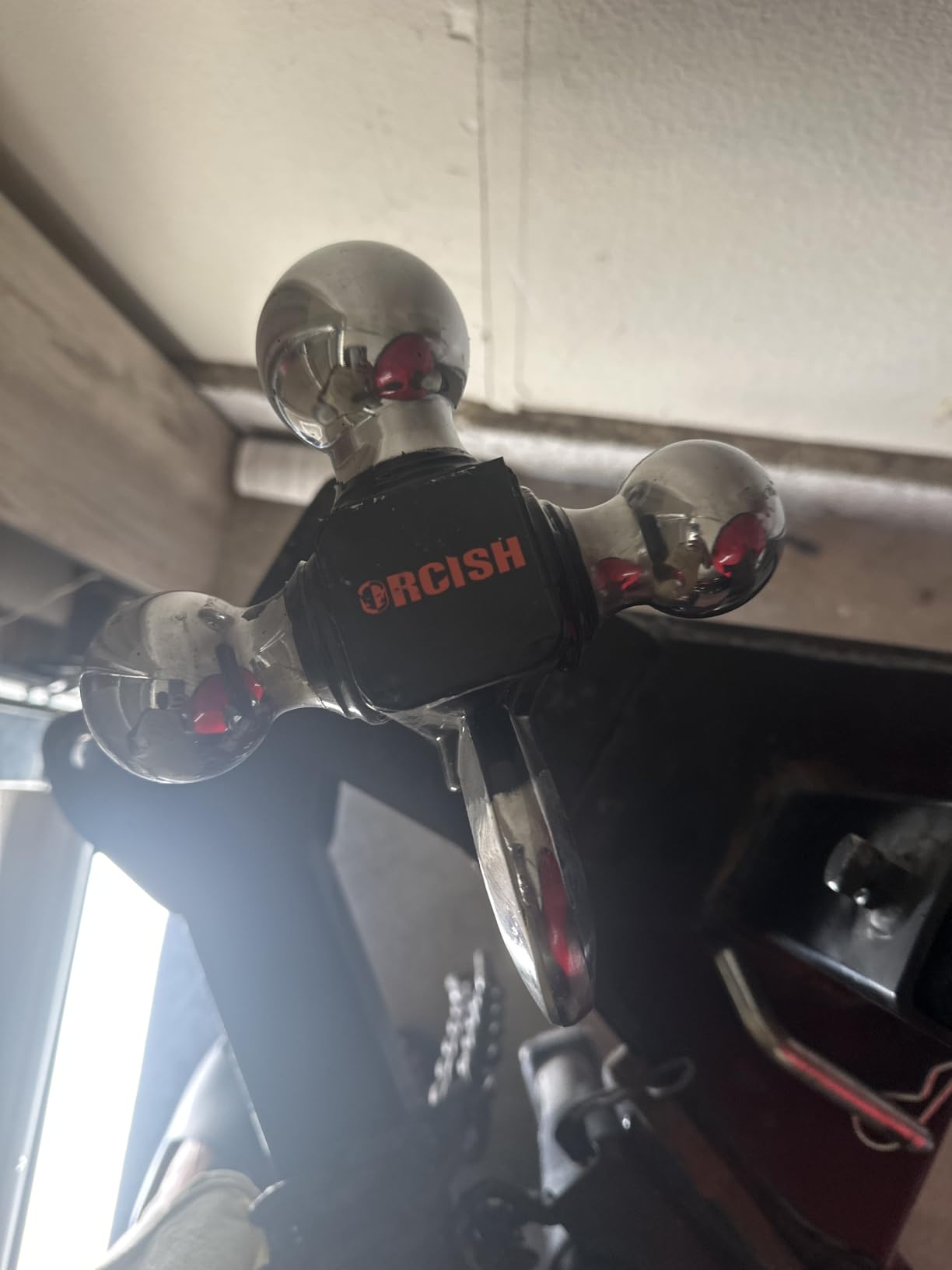 ORCISH Tri-Ball Trailer Hitch Mount with Tow Hook & Pin for 2