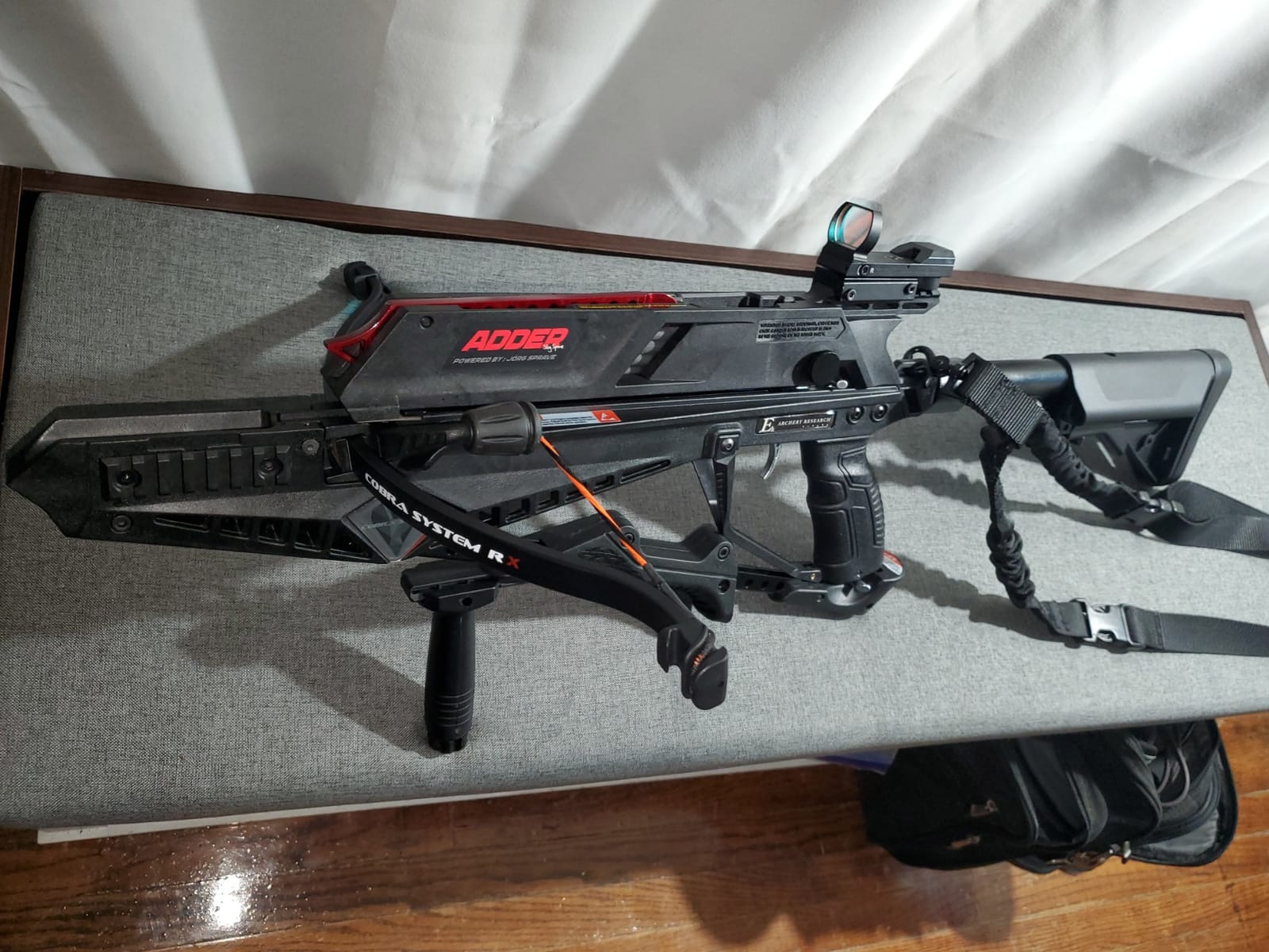 EK Archery Repeating Adder Crossbow 130 lb Cross Bow with 5 Shot auto-loading Magazine Includes 15 Carbon Arrows Bolts. Urban Preppers, Bushcraft, Home Defense, Target Shooters, Small Game Bow Hunting customer photo 1