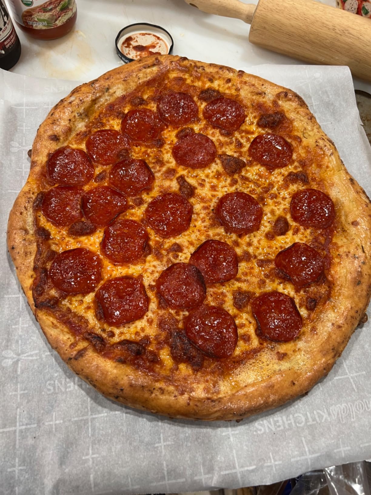 Old Stone Round Pizza Stone, 16-Inch customer photo 1