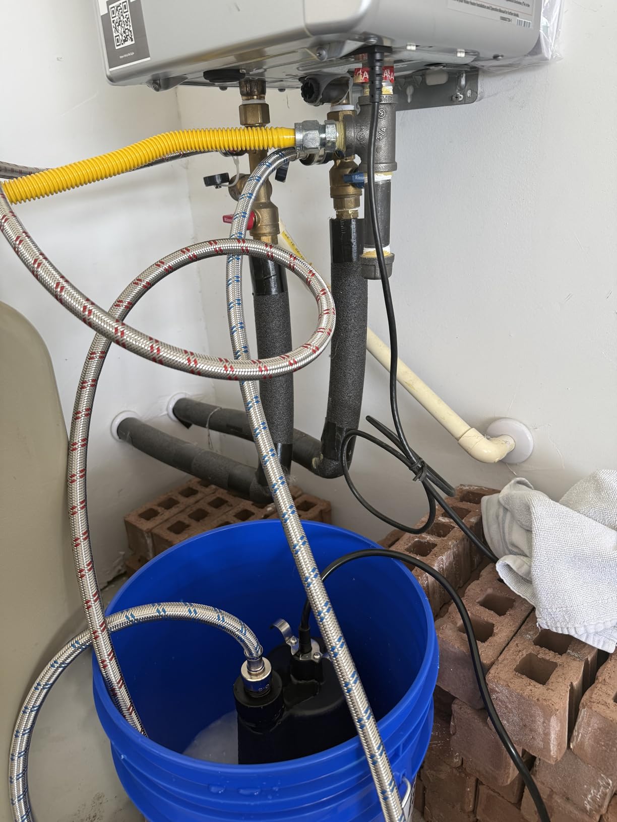 Chromex Tankless Water Heater Flush Kit with NSF Certified Liquid Descaling Solution and 1/6HP Extra Strength Pump customer photo 2