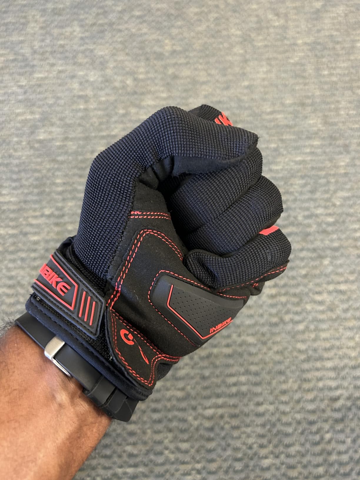 INBIKE Motorcycle Gloves Breathable Mesh Touchscreen Hard Knuckles customer photo 1