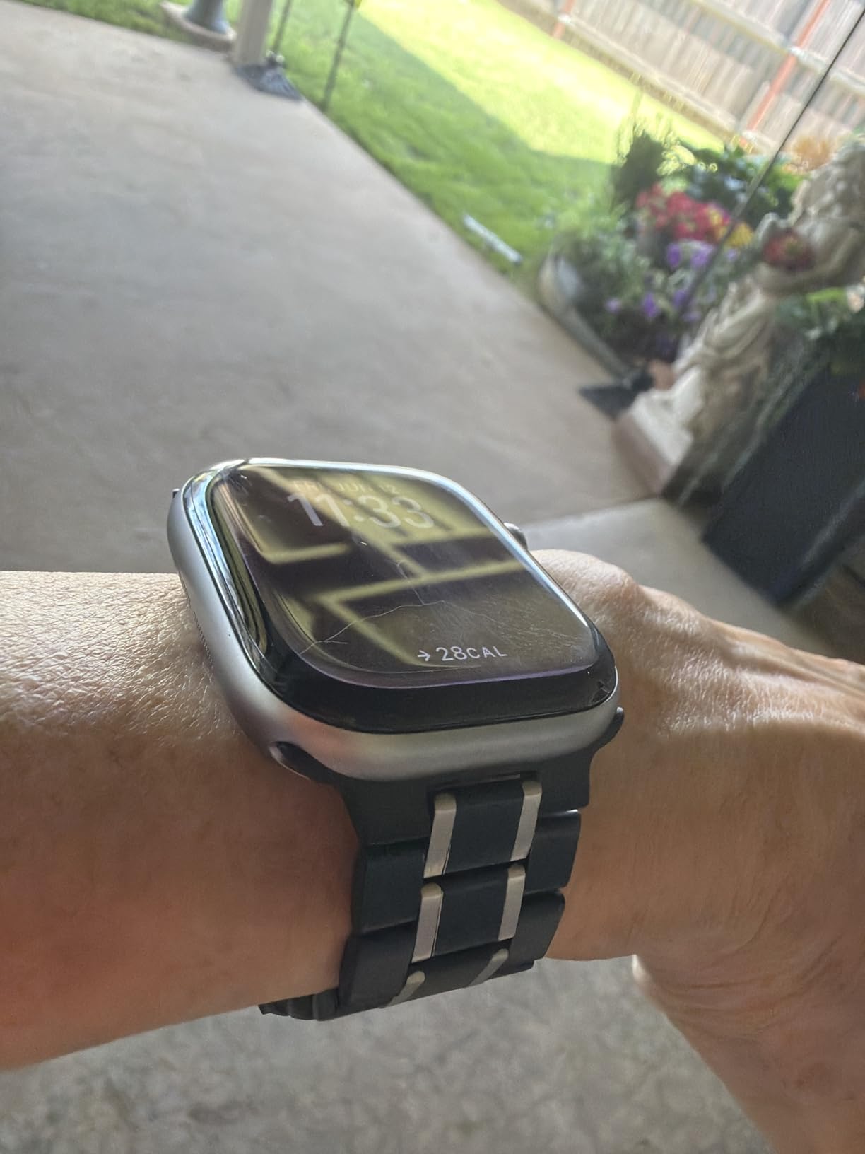 Bestig Metal Band Compatible with Apple Watch Bands for Men Women customer photo 1