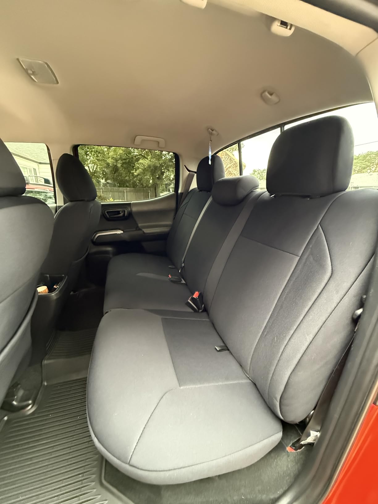 Rough Country Neoprene Seat Covers for Toyota Tacoma (2016-2023) - Waterproof, UV Resistant, Foam Padded, F/R Seat Cover Set customer photo 1