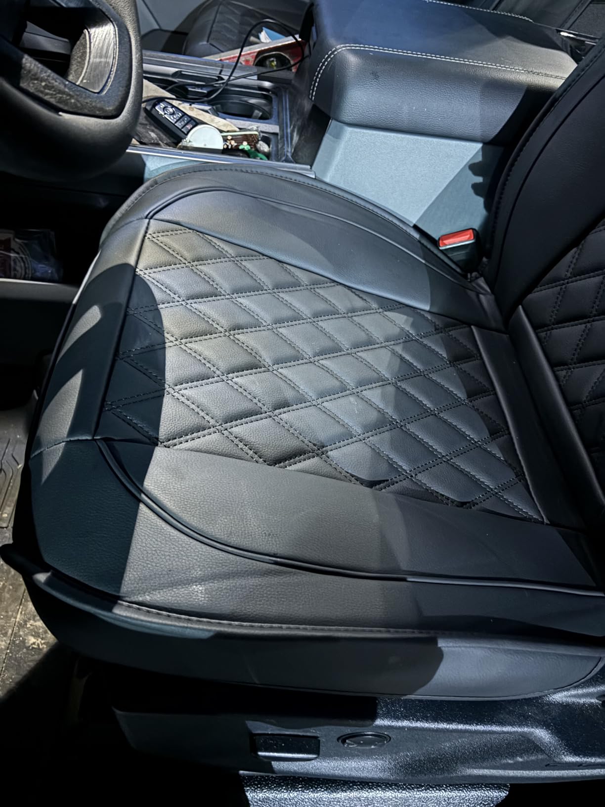 Aierxuan Car Seat Covers for Ford F150 F250 F350 F450 Truck (Black) customer photo 1