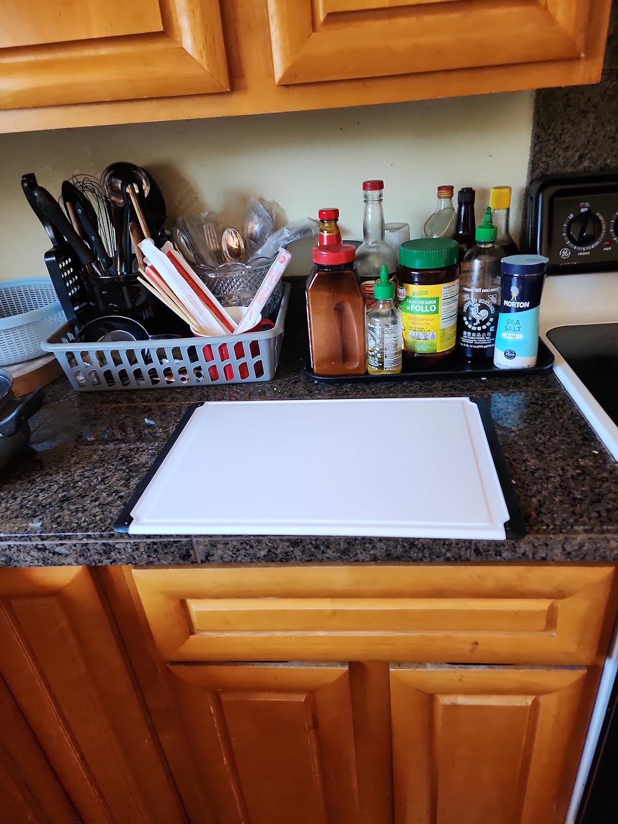Belwares Large Plastic Cutting Board for Kitchen, 18-Inch Chopping Board customer photo 1