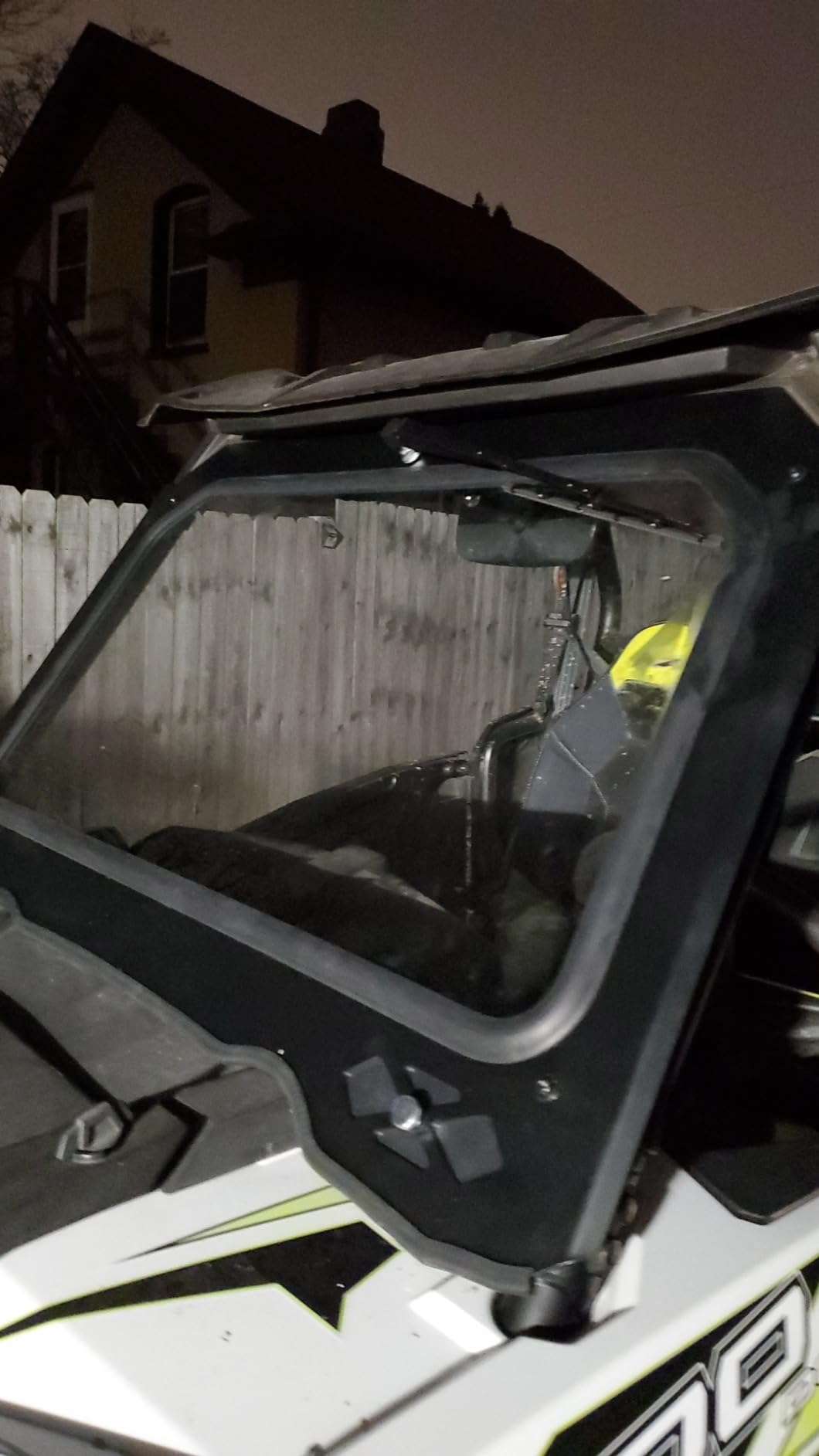 ECOTRIC Vented Glass Windshield Compatible with 14-18 Polaris RZR 900/1000 customer photo 2