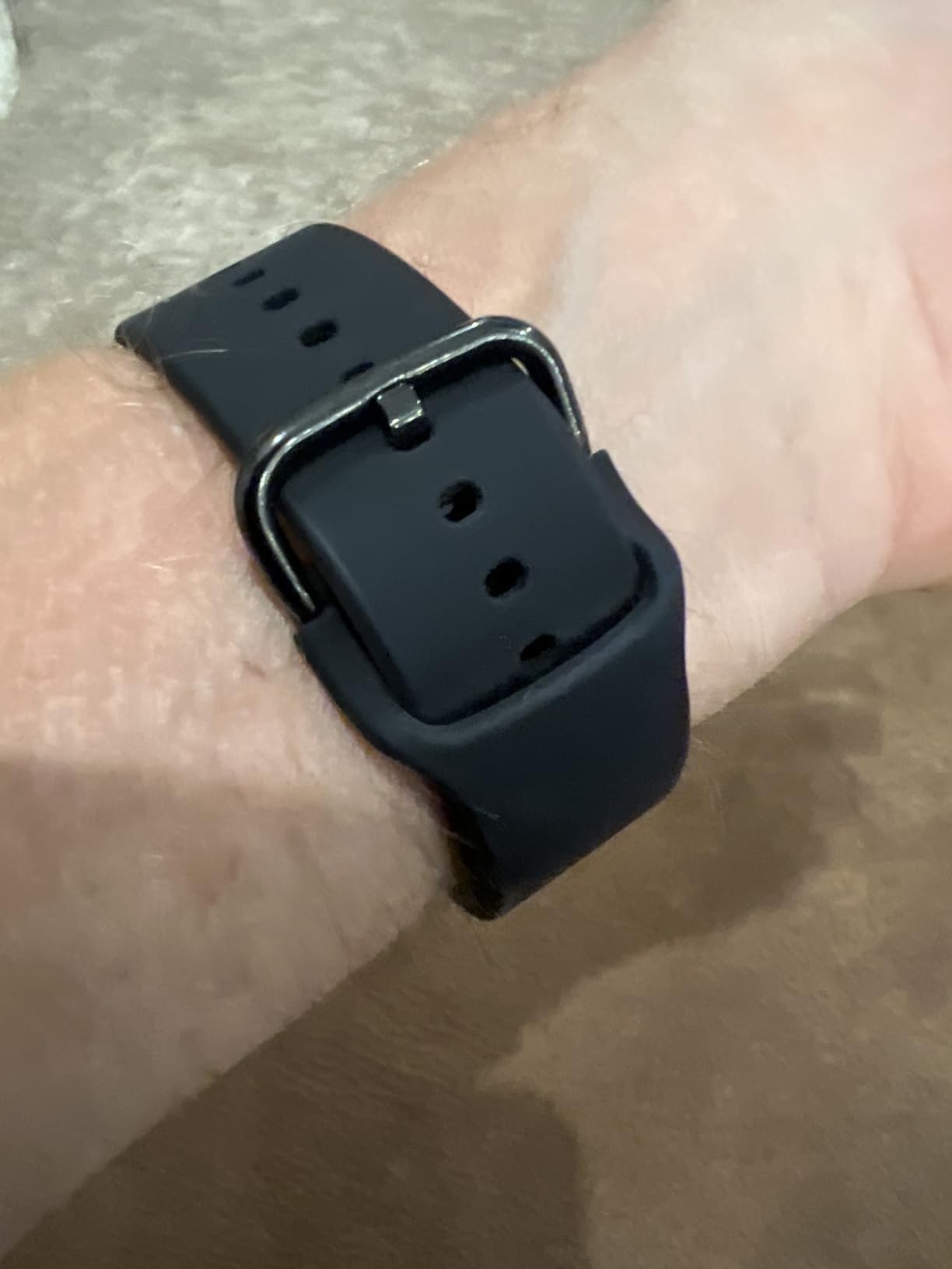 Sport Band Compatible with Apple Watch Bands 49mm 46mm 45mm 44mm 42mm 41mm 40mm 38mm, Soft Silicone Replacement Strap with Classic Clasp for iWatch Series 11 10 9 8 7 6 5 4 3 2 1 SE Ultra Women Men customer photo 2