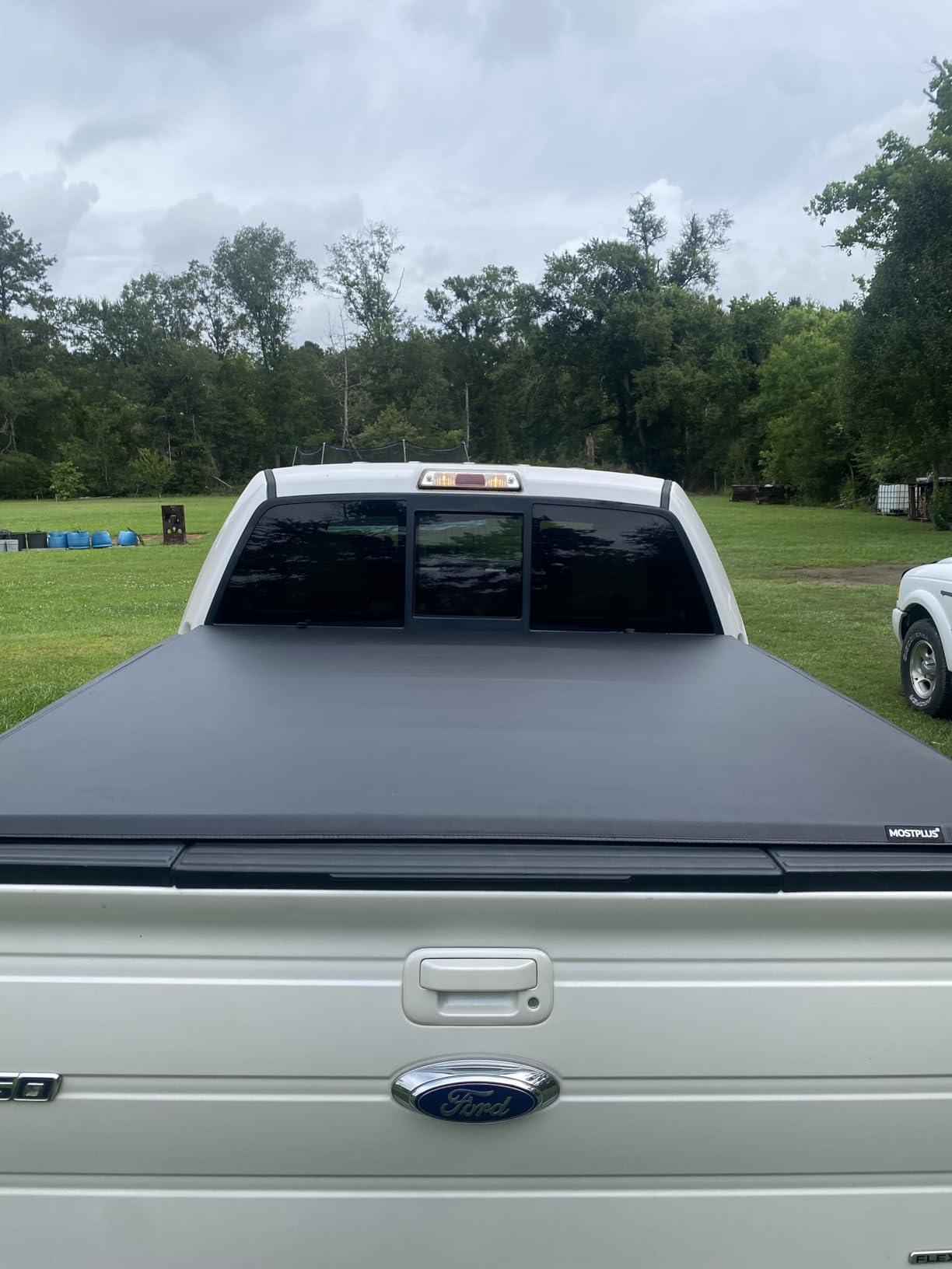 MOSTPLUS 5.5FT Roll-Up Soft Vinyl Truck Bed Tonneau Cover Compatible for Ford F150 F-150 2009-2025 2026 Short Bed On Top (67Inch) customer photo 2