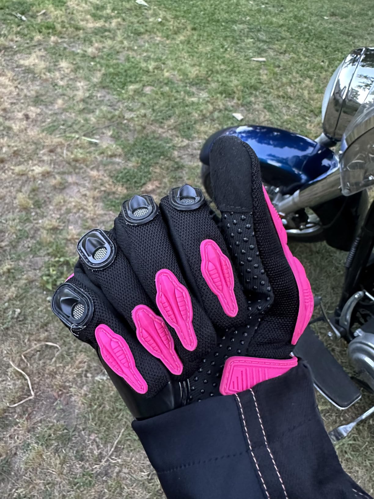 Motorcycle Gloves for Women Touch Screen Summer Motorbike Dirt Bike Full Finger Gloves Road Racing, Cycling, Climbing Motocross customer photo 1