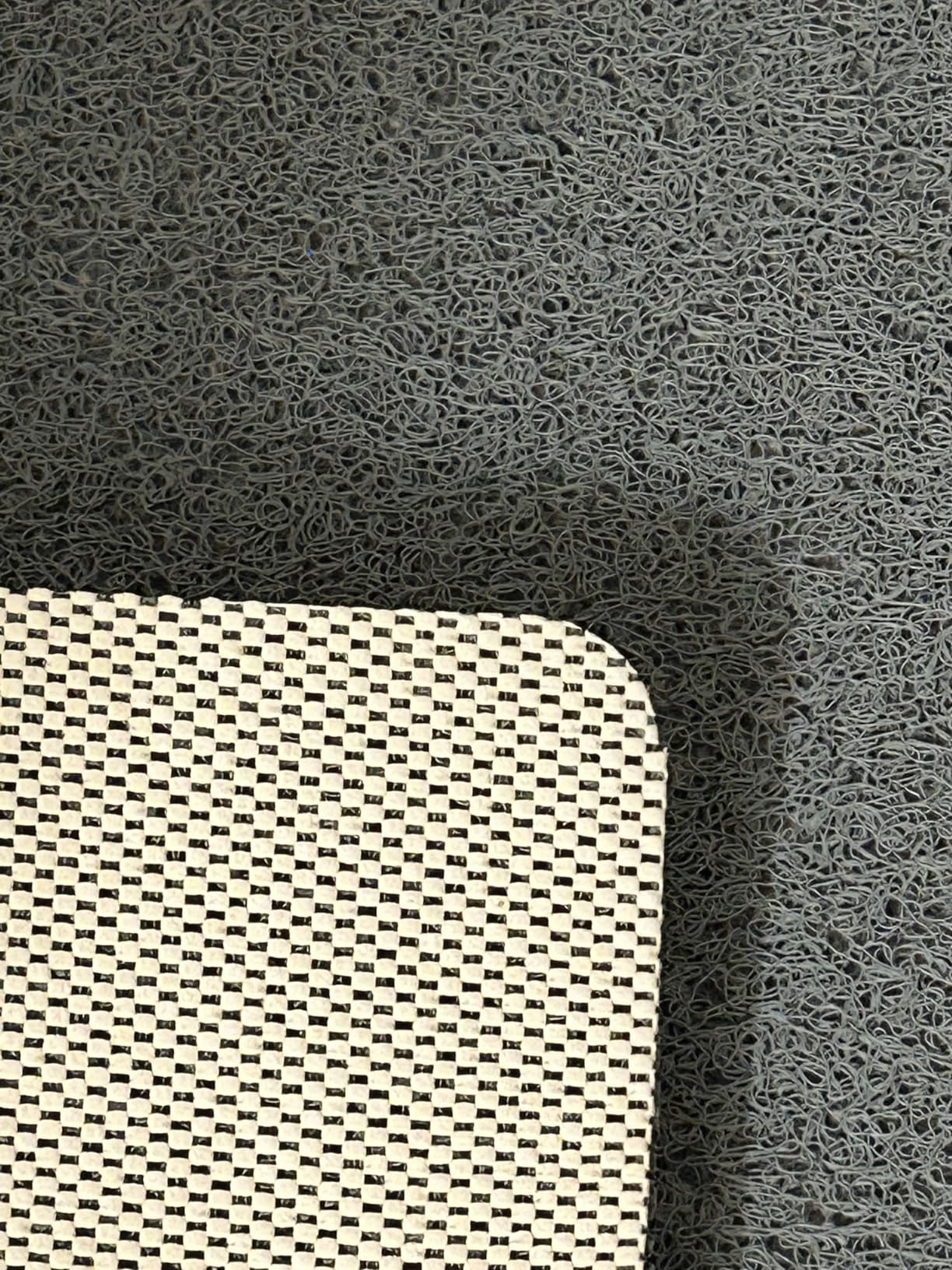 LuxStep Shower Mat Bathtub Mat,24x16 inch, Non-Slip Bath Mat with Drain, Quick Drying PVC Loofah Bathmat for Tub,Shower,Bathroom (Phthalate Free,Grey) customer photo 2