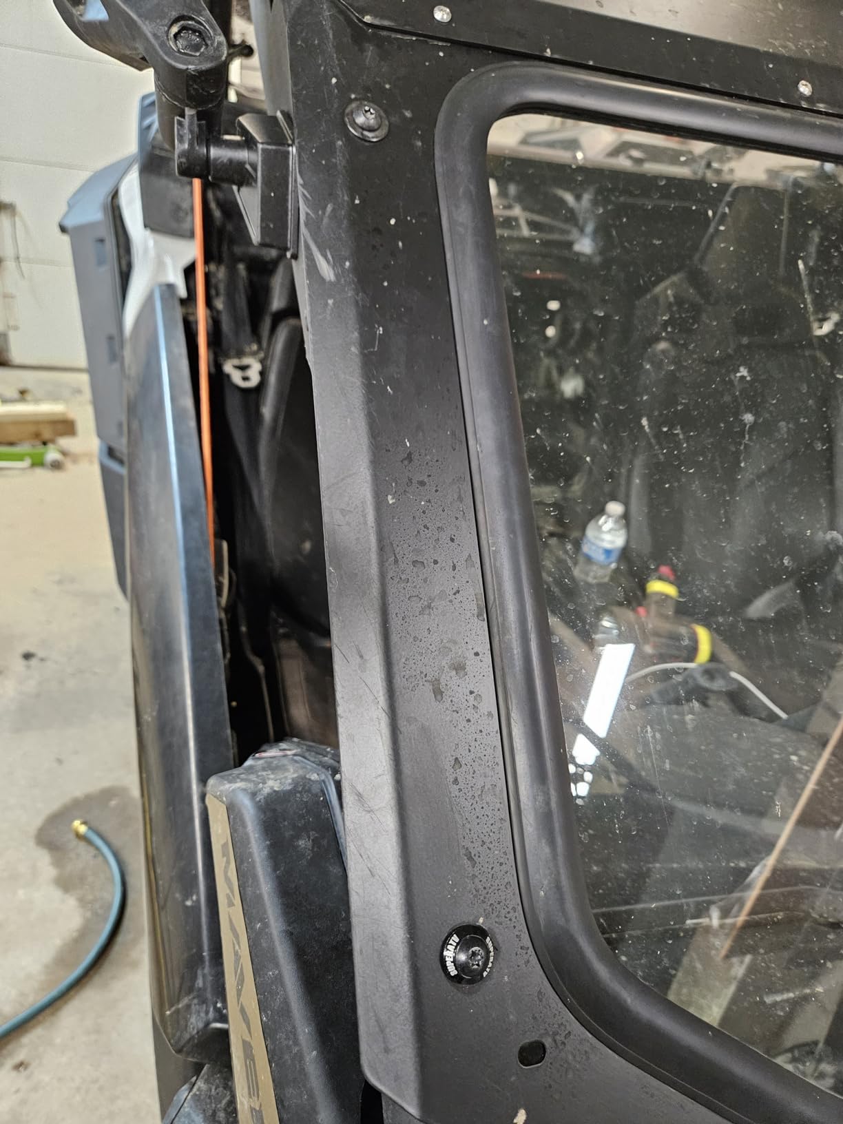 ECOTRIC Full Glass Windshield with Sun Visor Compatible With Maverick X3 customer photo 2