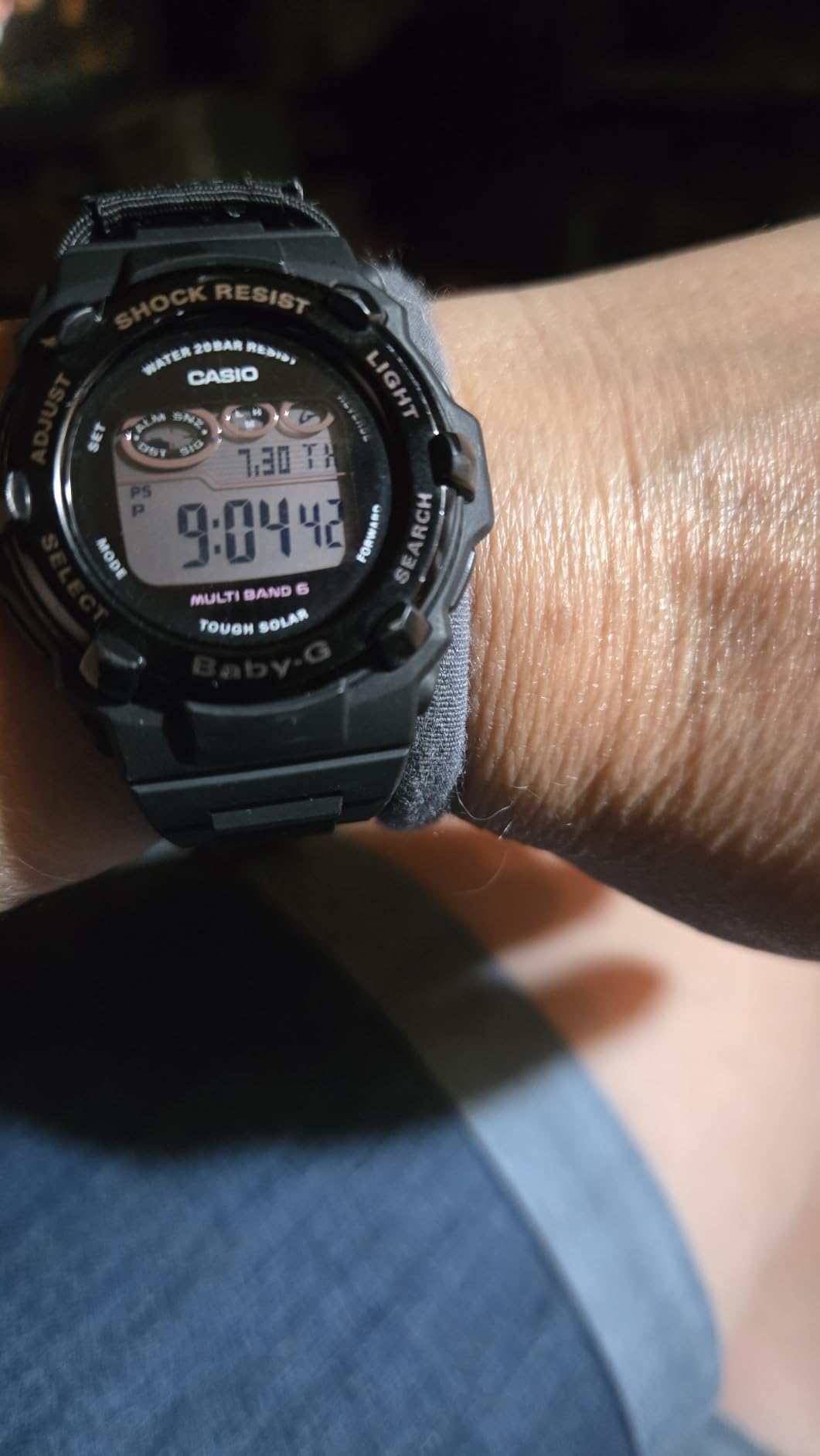 Casio] Watch Baby-G Radio Solar 2021 Model BGR-3000UCB-1JF Ladies Black customer photo 1